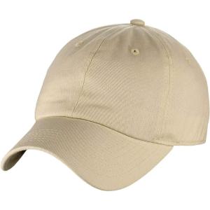 imageCC Unisex Classic Blank Low Profile Cotton Unconstructed Baseball Cap Dad HatKhaki