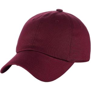 imageCC Unisex Classic Blank Low Profile Cotton Unconstructed Baseball Cap Dad HatMaroon