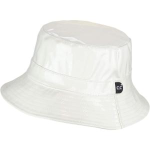 imageCC Womens All Season Foldable Waterproof Rain Bucket HatIvory