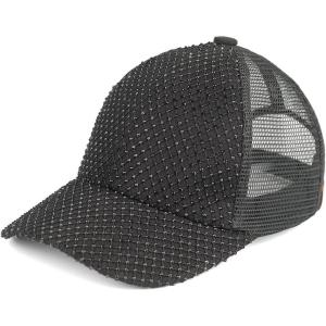 imageCC womens Classic Fit Baseball CapRhinestoneblack