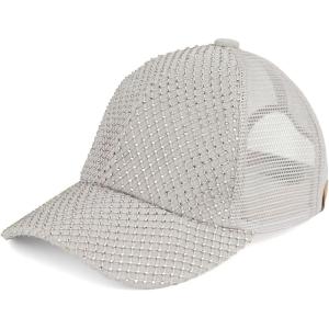 imageCC womens Classic Fit Baseball CapRhinestonegrey