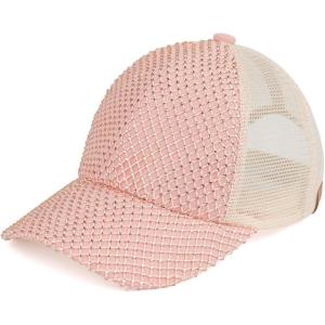 imageCC womens Classic Fit Baseball CapRhinestonerose