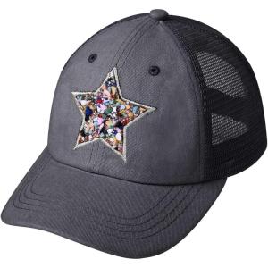 imageCC womens Classic Fit Baseball CapStone Embellishmentstar Charcoal