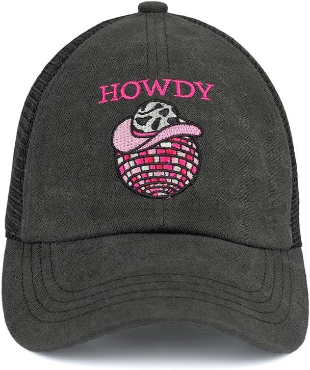 imageCC Baseball Cap for UnisexHowdy Discoballblack