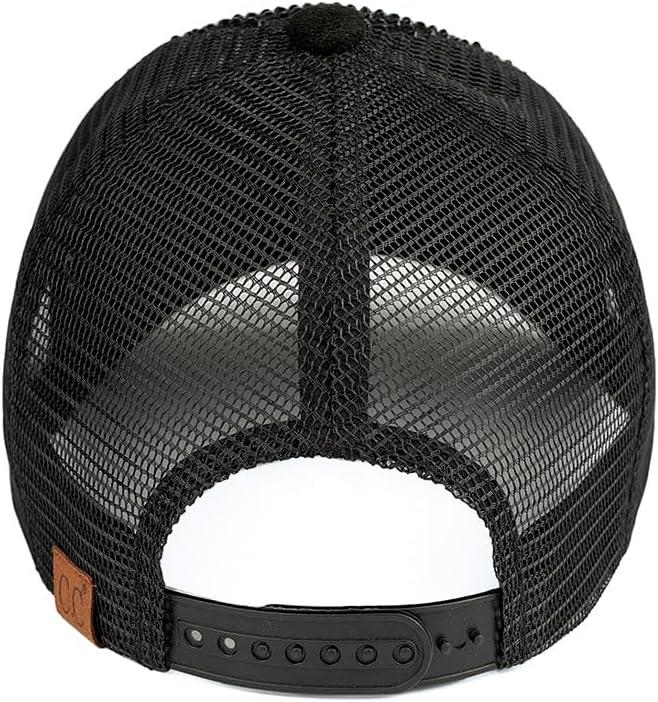 imageCC Baseball Cap for UnisexRhinestone Netblack