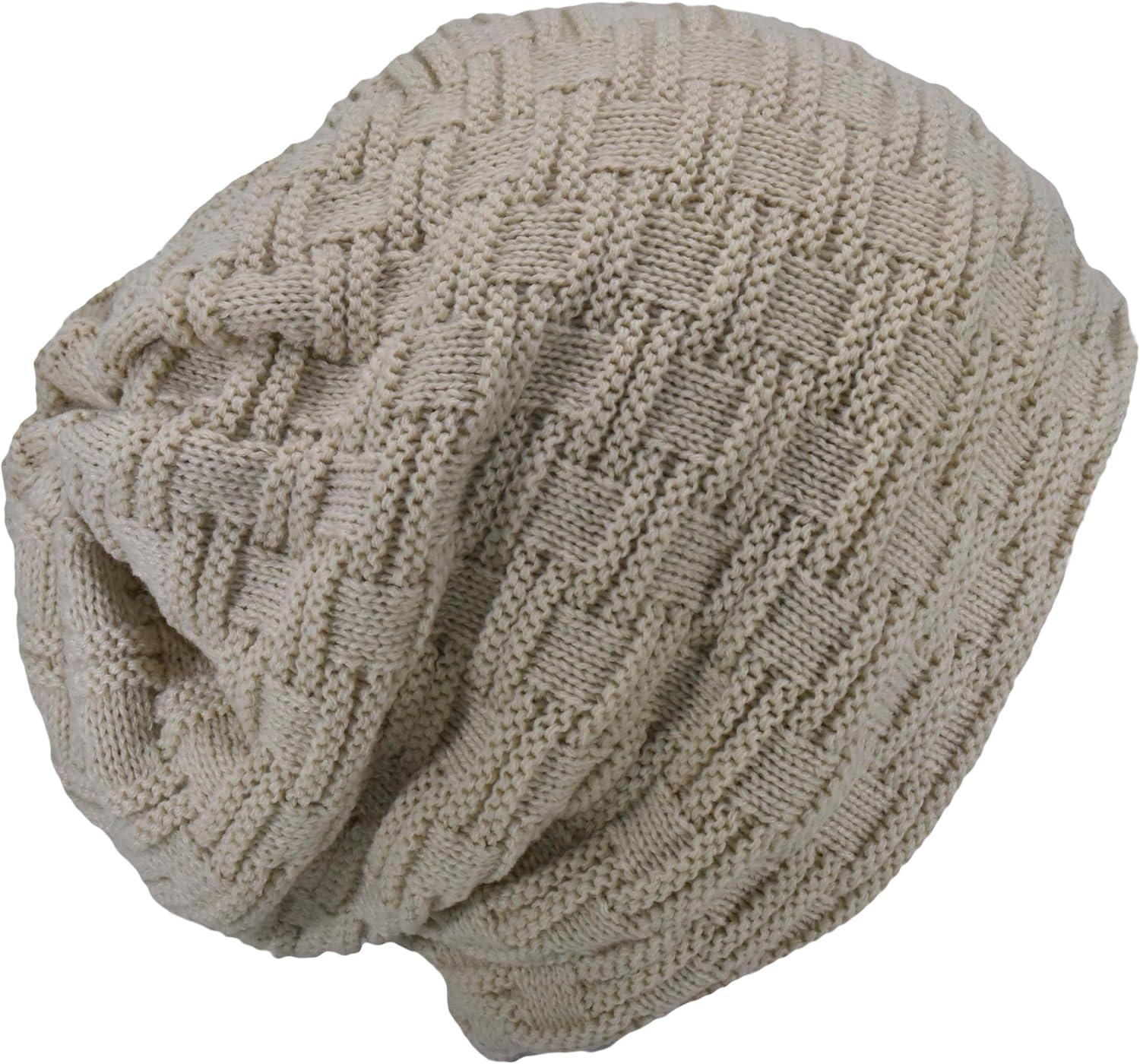 imageCC Beanie Thick Fuzzy Fleece Lined Knit BeanieBeige