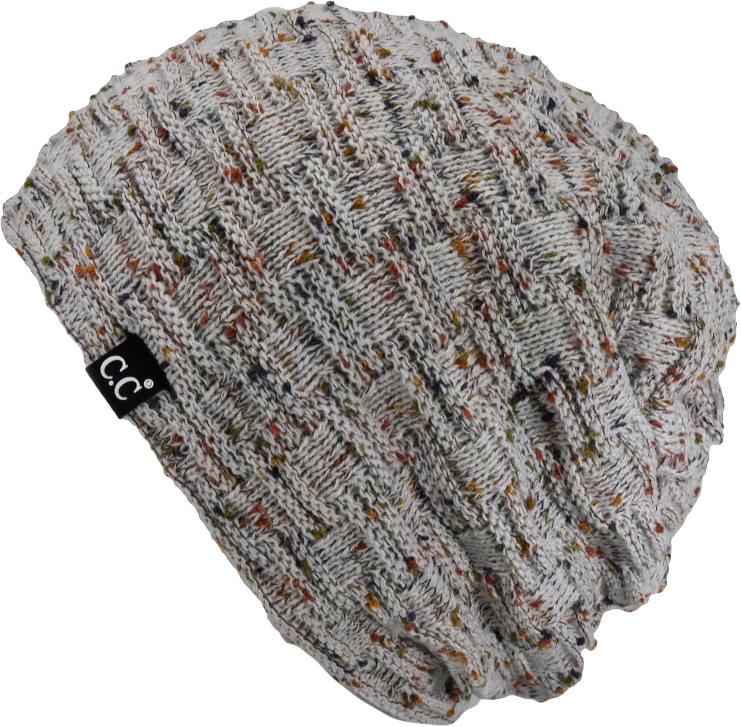 imageCC Beanie Thick Fuzzy Fleece Lined Knit BeanieOatmeal
