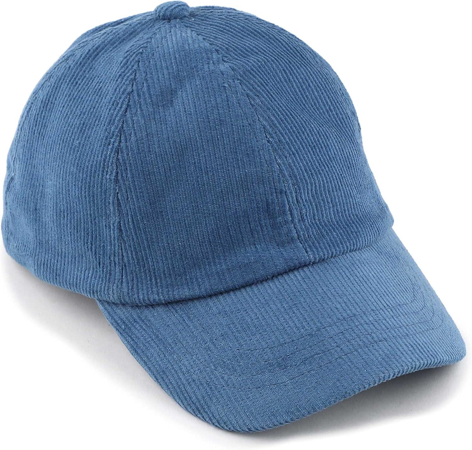imageCC Exclusives Stone Washed Corduroy CrissCross Ponytail Baseball Cap for Women Adjustable High Bun HatTeal