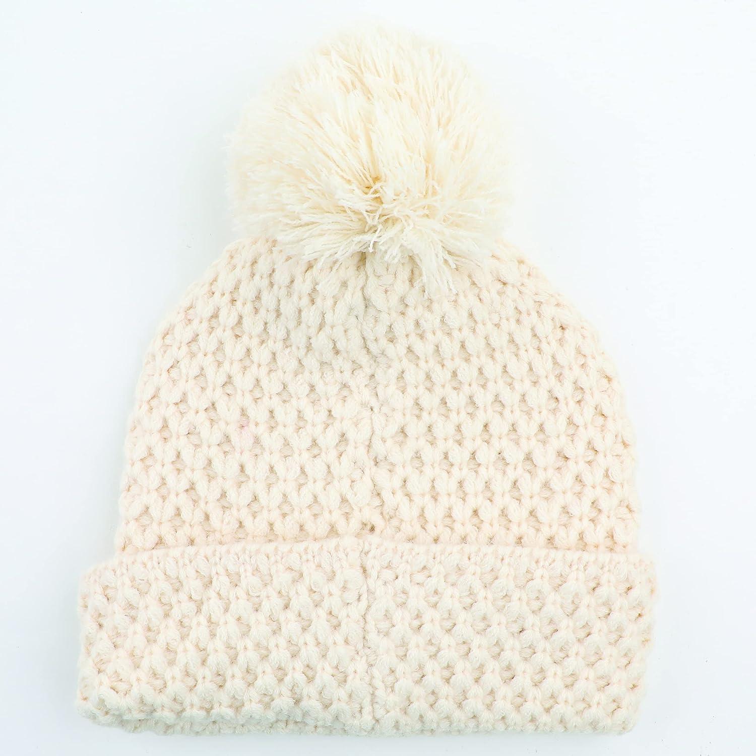 imageCC Exclusives Womens Winter Seed Stitched Confetti Pom Beanie Hat HAT1816HAT2214HAT2085HAT3841Bee Stitch Patterncream