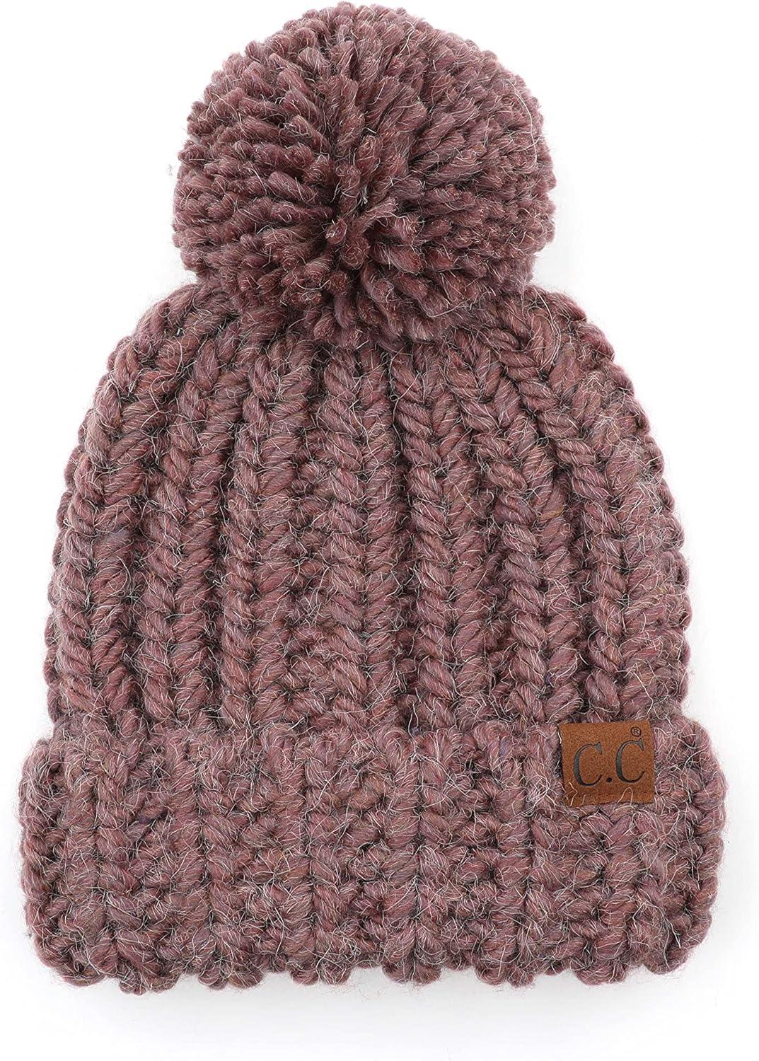 imageCC Exclusives Womens Winter Seed Stitched Confetti Pom Beanie Hat HAT1816HAT2214HAT2085HAT3841Coco Berry