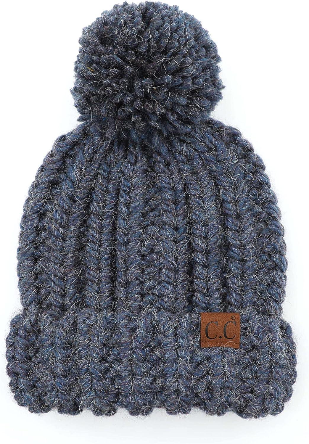 imageCC Exclusives Womens Winter Seed Stitched Confetti Pom Beanie Hat HAT1816HAT2214HAT2085HAT3841Indigo