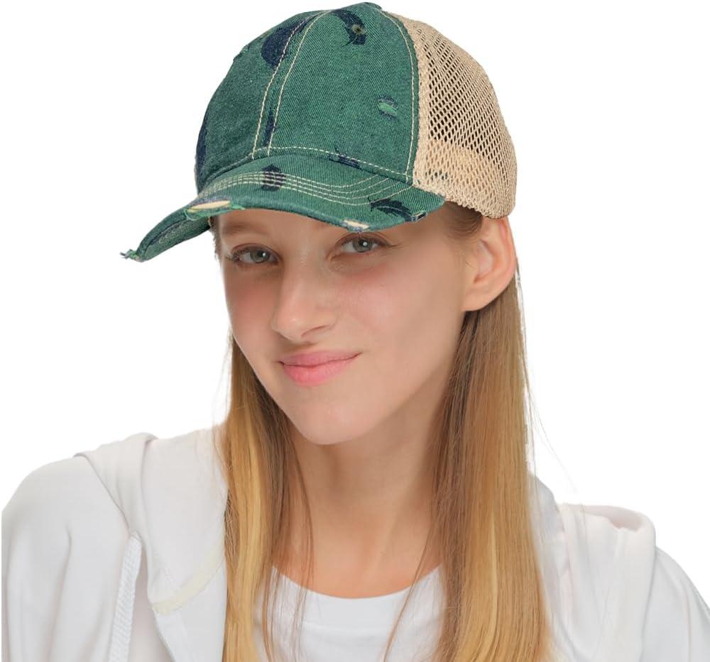 imageCC Pony Cap for WomenLeaf Motifgreen