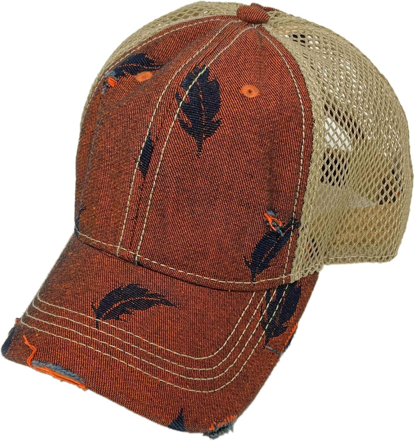 imageCC Pony Cap for WomenLeaf Motiforange