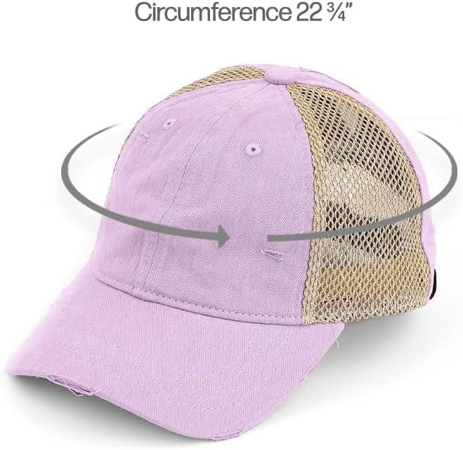 imageCC Pony Cap for WomenSolid Cottonlavender