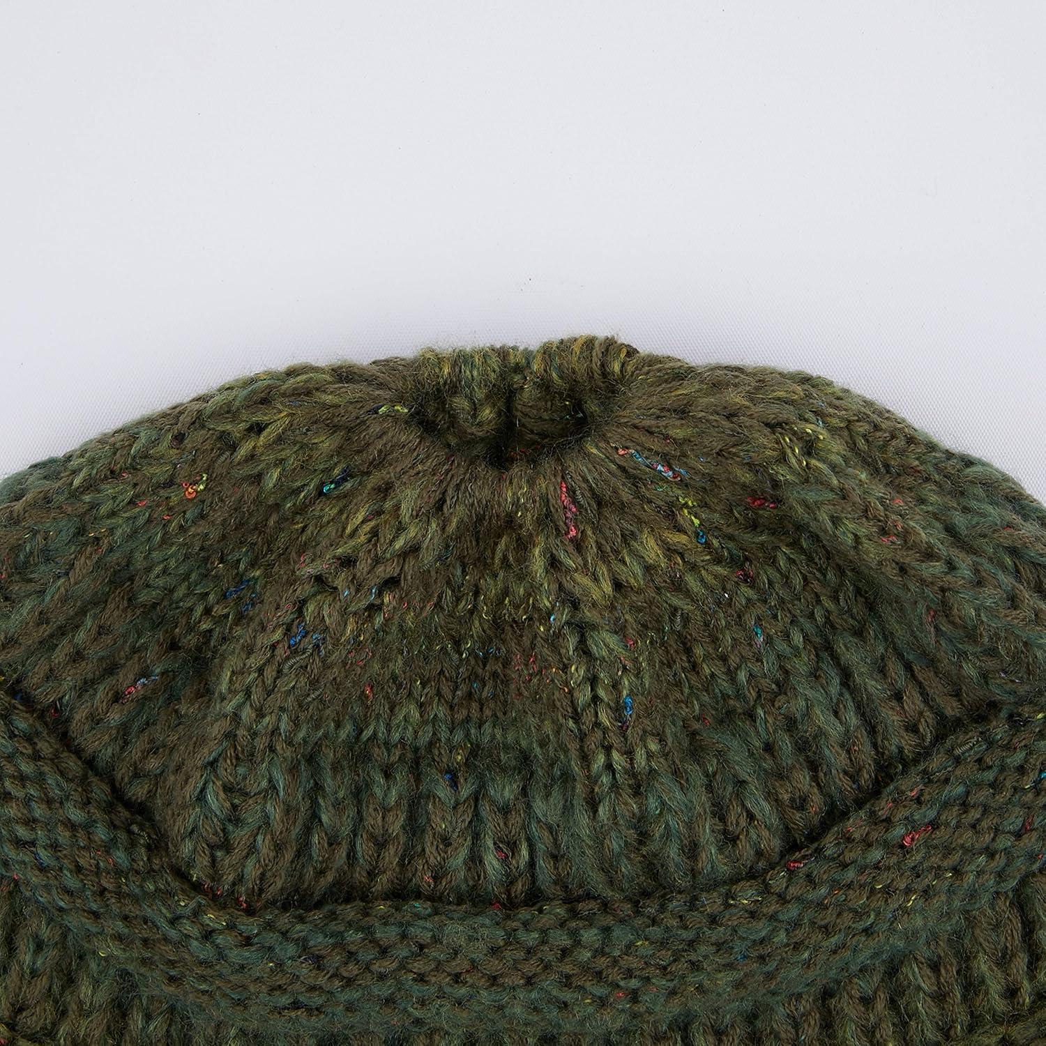 imageCC Ribbed Confetti Knit Beanie Tail Hat for Adult MB33Olive Ombre