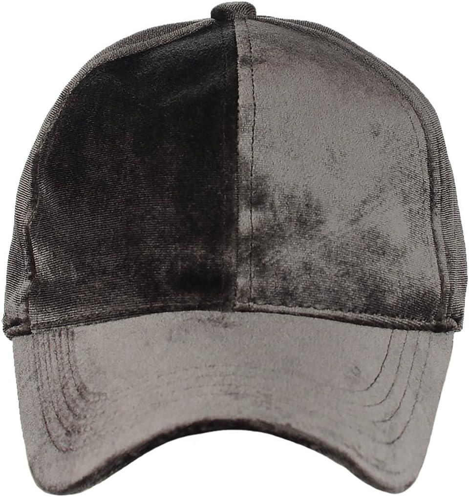 imageCC Unisex Soft Velvet Crushable Blank Adjustable Baseball Cap HatTaupe