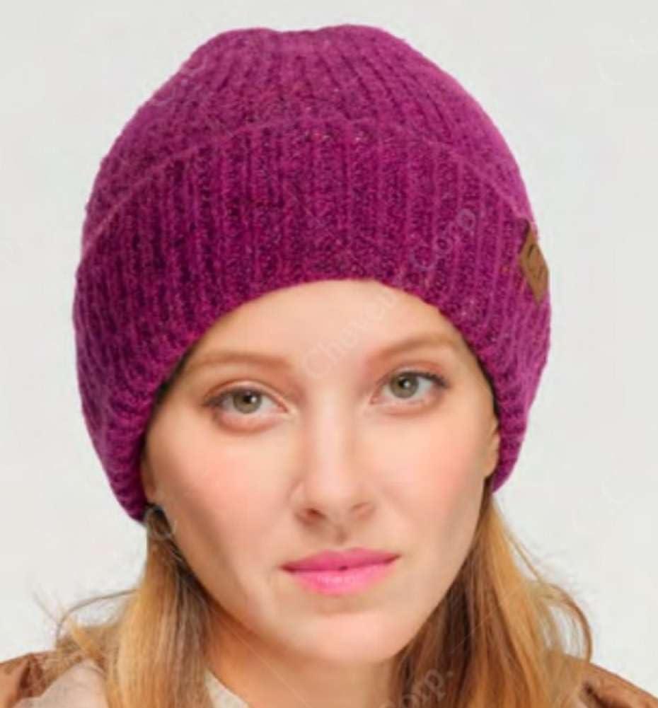 imageCC Unisex Warm Soft Recycled Yarn Skully Beanie2 Way Cuff Chocolate