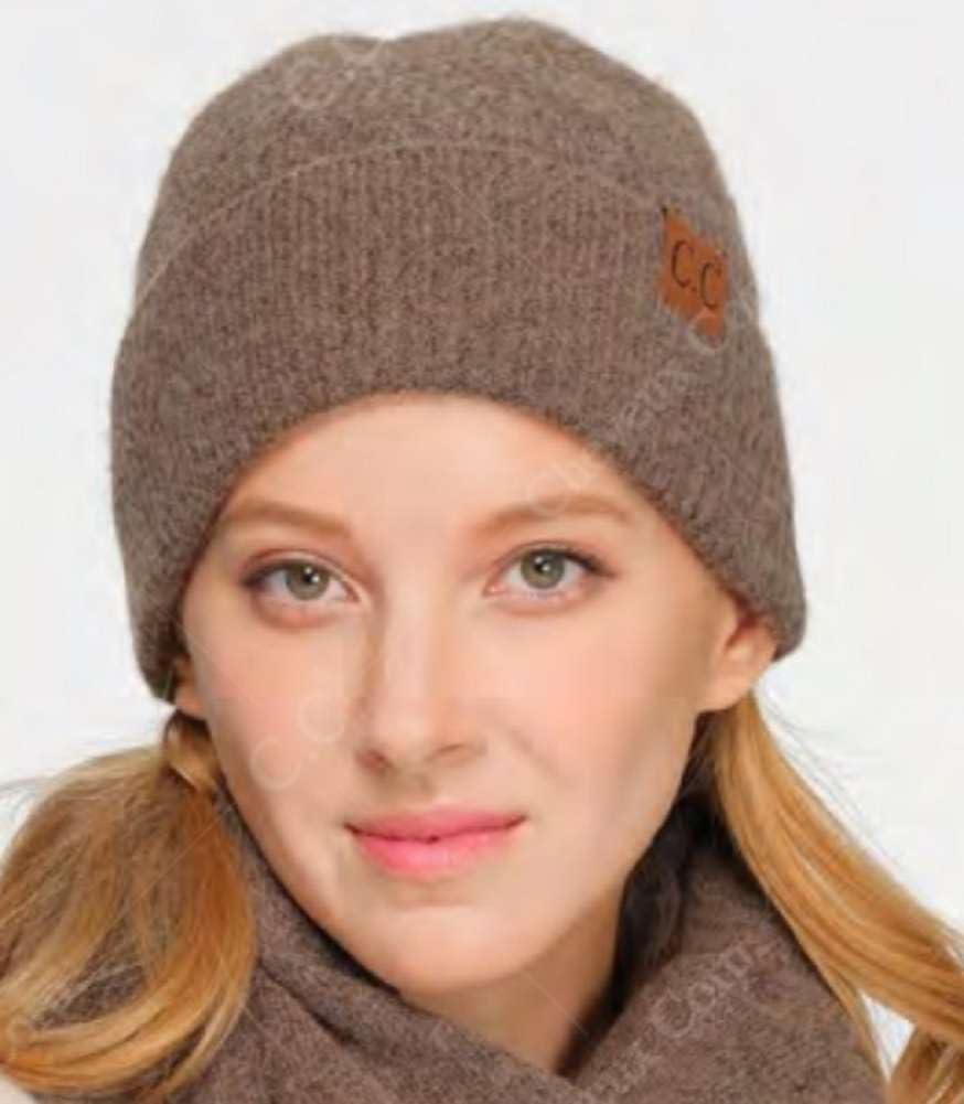 imageCC Unisex Warm Soft Recycled Yarn Skully BeanieRibbed Clay
