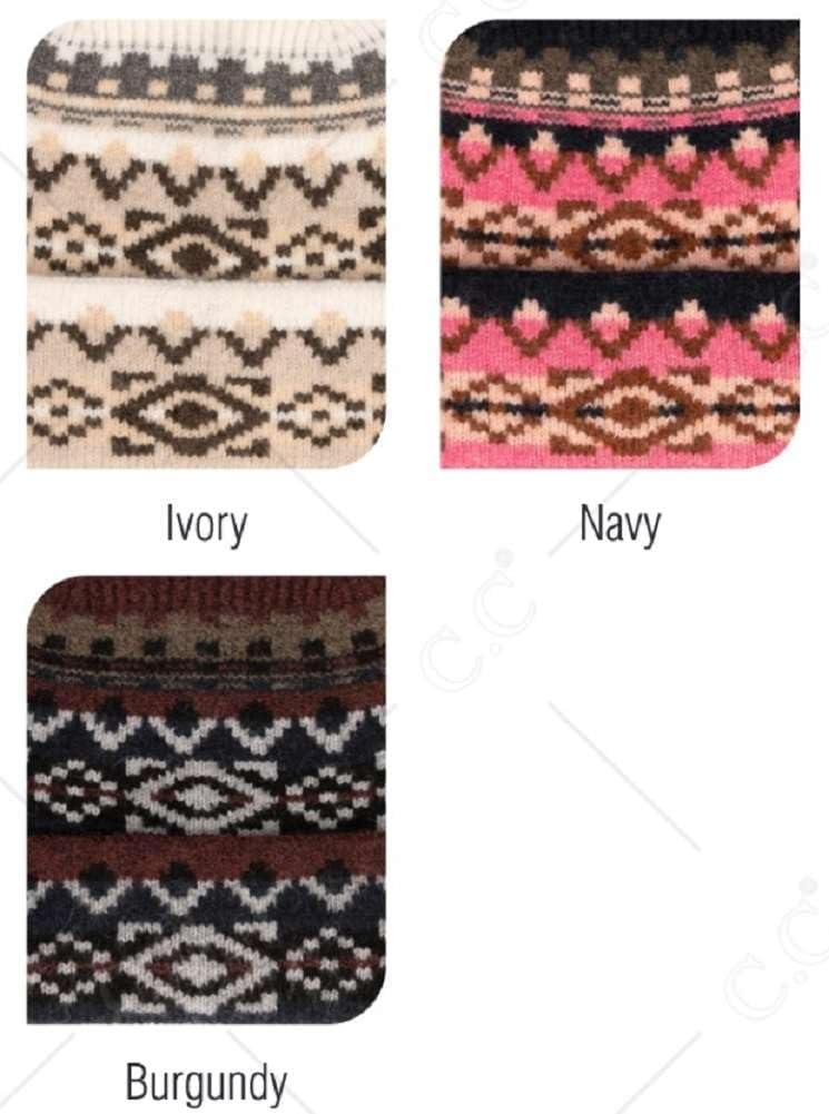 imageCC Unisex Warm Soft Recycled Yarn Skully BeanieRibbed Ivory