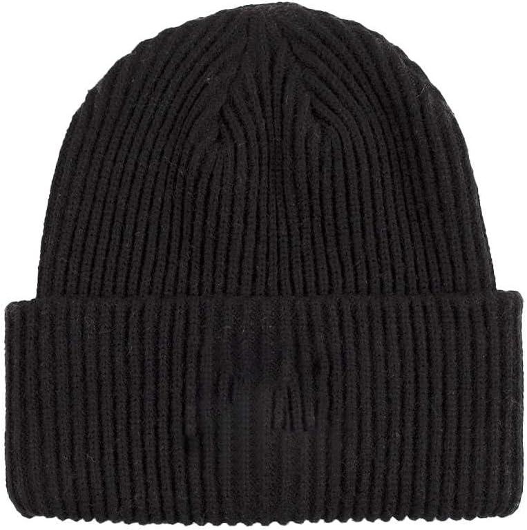imageCC Unisex Winter Thick Knit Plain Cuff Skull Cap Beanie HatBlack