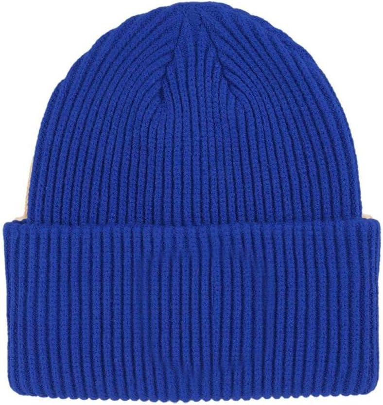imageCC Unisex Winter Thick Knit Plain Cuff Skull Cap Beanie HatCobalt Blue