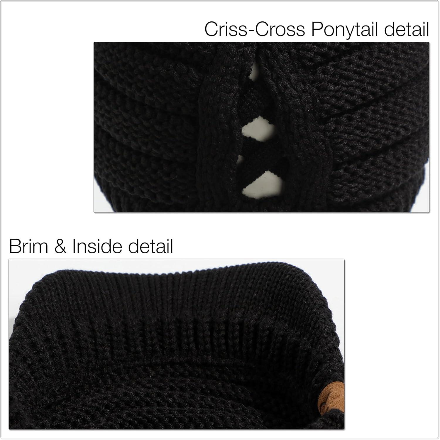 imageCC womens Visor Beanie Crisscrossblack