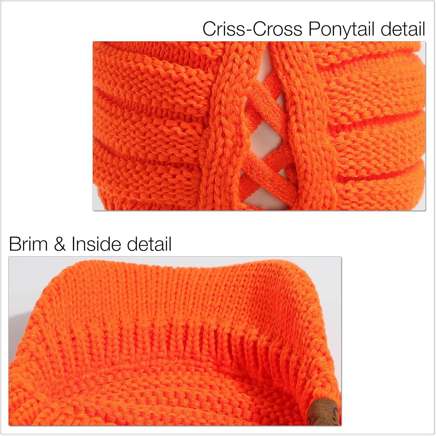 imageCC womens Visor Beanie Crisscrossneon Orange