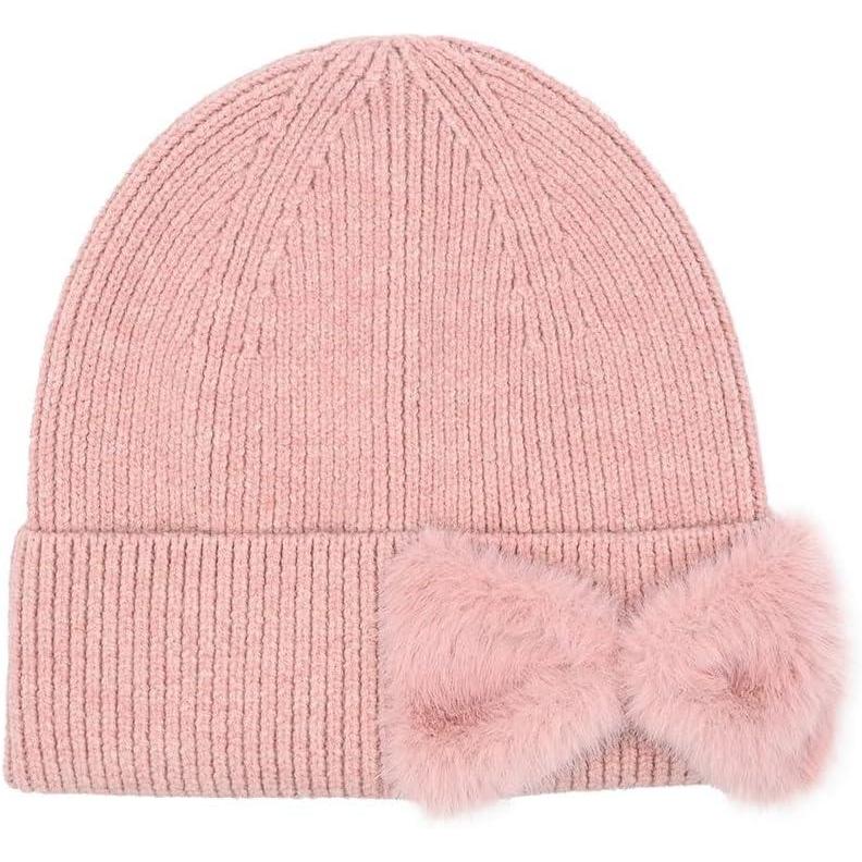 imageCC Faux Fur Bow Winter Beanie for WomenRose