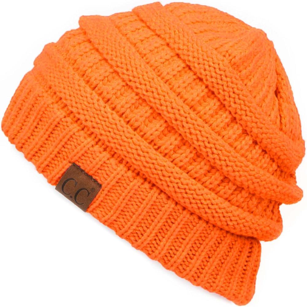 imageCC Hatsandscarf CC Exclusives Solid Color Beanie Tail HatOrange