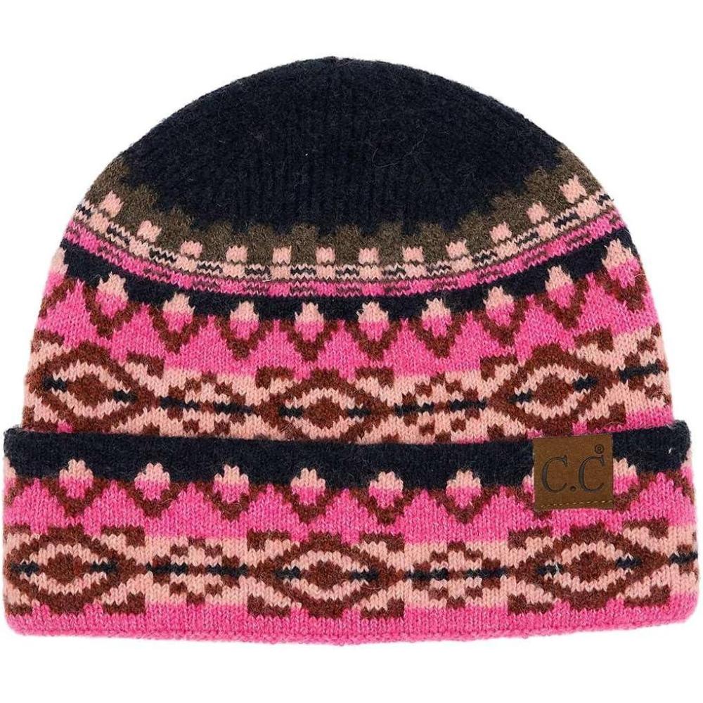 imageCC Unisex Warm Soft Recycled Yarn Skully BeanieAztec Navy