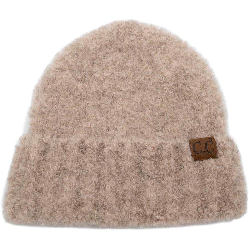 imageCC Unisex Warm Soft Recycled Yarn Skully BeanieBlended Beige