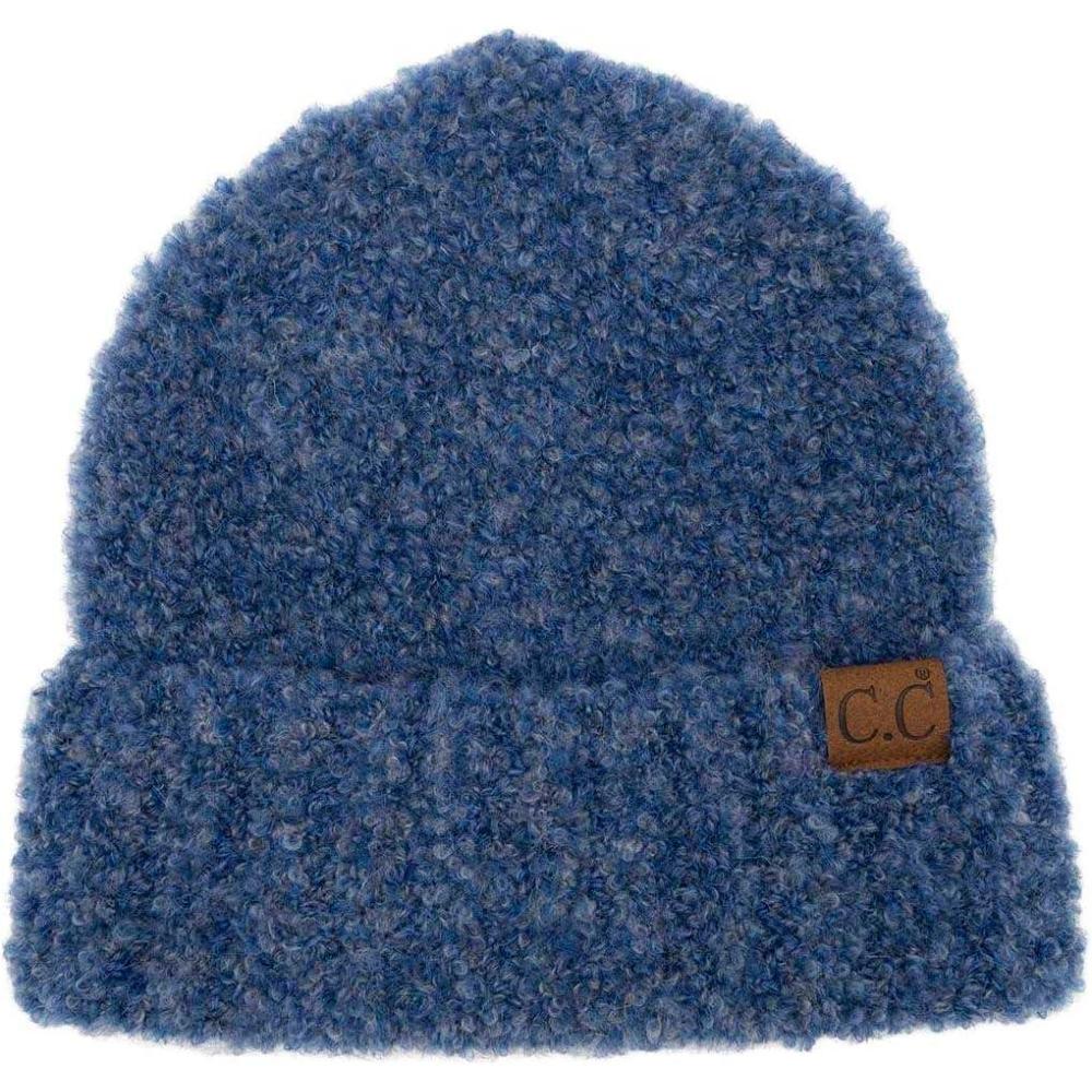 imageCC Unisex Warm Soft Recycled Yarn Skully BeanieBlended Blue