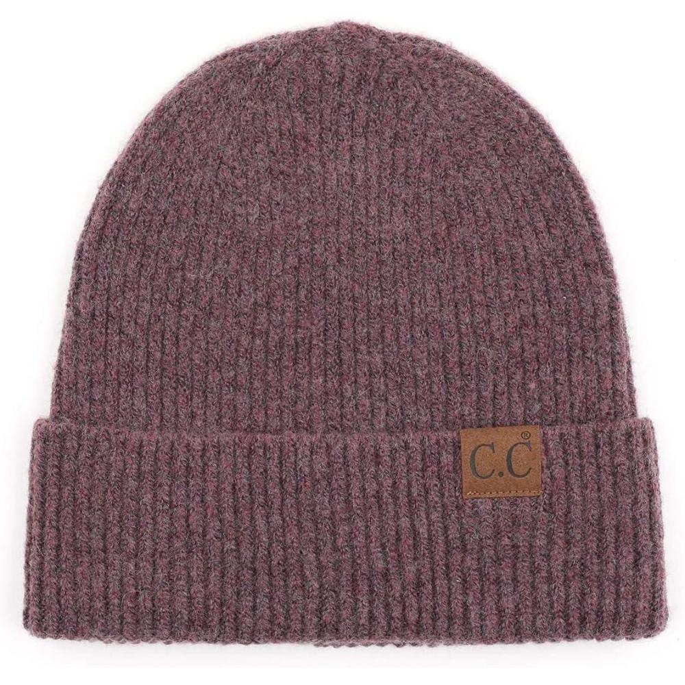 imageCC Unisex Warm Soft Recycled Yarn Skully BeanieRibbed Clay
