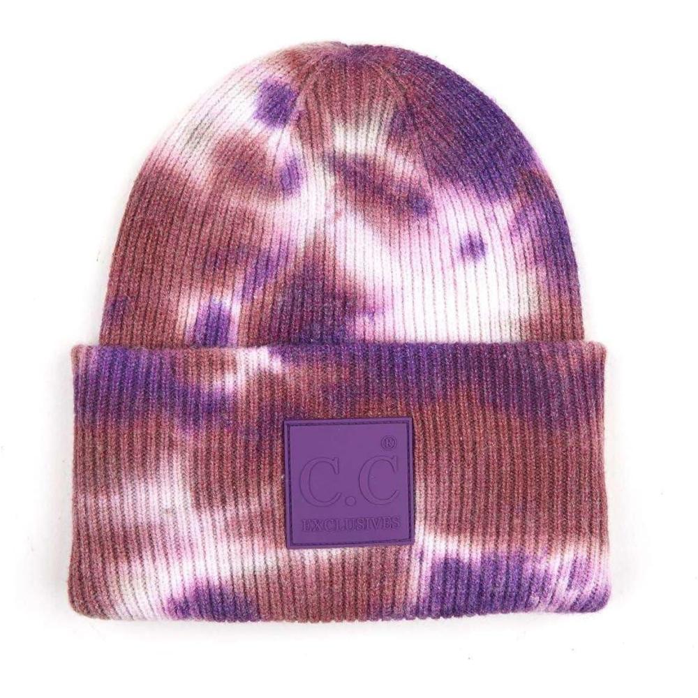 imageCC Unisex Winter Thick Knit Plain Cuff Skull Cap Beanie HatIrisWild Ginger
