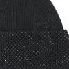 imageCC American Flag Rhinestone Beanie for Women Unisex  Sustainable Recycled Yarn Stretchable Soft Warm Knit Winter Skully HatRhinestone Netblack