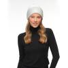 imageCC American Flag Rhinestone Beanie for Women Unisex  Sustainable Recycled Yarn Stretchable Soft Warm Knit Winter Skully HatRhinestone Netwhite