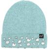 imageCC American Flag Rhinestone Beanie for Women Unisex  Sustainable Recycled Yarn Stretchable Soft Warm Knit Winter Skully HatRhinestonedusty Mint