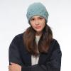 imageCC American Flag Rhinestone Beanie for Women Unisex  Sustainable Recycled Yarn Stretchable Soft Warm Knit Winter Skully HatRhinestonedusty Mint