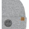 imageCC American Flag Rhinestone Beanie for Women Unisex  Sustainable Recycled Yarn Stretchable Soft Warm Knit Winter Skully HatSmilelt Grey