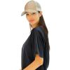 imageCC Baseball Cap for UnisexRhinestone Netbeige