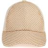 imageCC Baseball Cap for UnisexRhinestone Netbeige