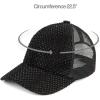 imageCC Baseball Cap for UnisexRhinestone Netblack