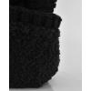 imageCC Beanie Fuzzy Fleece Lining Warm Oversized Chunky Soft Stretchy Ribbed Slouchy Knit Hat with Visor BrimBlack