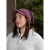 imageCC Beanie Fuzzy Fleece Lining Warm Oversized Chunky Soft Stretchy Ribbed Slouchy Knit Hat with Visor BrimCoco Berry