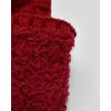 imageCC Beanie Fuzzy Fleece Lining Warm Oversized Chunky Soft Stretchy Ribbed Slouchy Knit Hat with Visor BrimDark Red