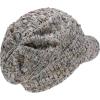 imageCC Beanie Fuzzy Fleece Lining Warm Oversized Chunky Soft Stretchy Ribbed Slouchy Knit Hat with Visor BrimOatmeal