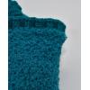 imageCC Beanie Fuzzy Fleece Lining Warm Oversized Chunky Soft Stretchy Ribbed Slouchy Knit Hat with Visor BrimTeal Blue