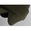 imageCC Beanie Strechy Snug Fit Soft Knit Hat with Visor Brim ampamp Ear Warmer FlapsArmy Green