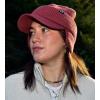 imageCC Beanie Strechy Snug Fit Soft Knit Hat with Visor Brim ampamp Ear Warmer FlapsDeep Cherry Red