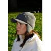 imageCC Beanie Strechy Snug Fit Soft Knit Hat with Visor Brim ampamp Ear Warmer FlapsSlate Grey